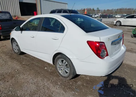 2013 Chevrolet Sonic Lt Auto из США, поврежденный, VIN 1G1JC5SH7D4238155